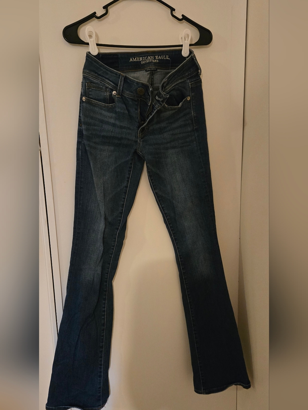 American Eagle Women's Dark Blue Bootcut Jeans